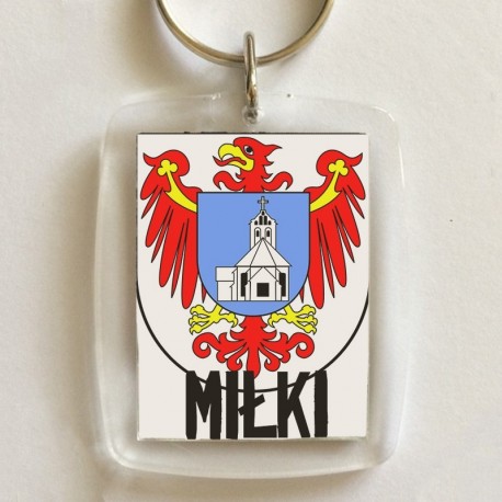 brelok herb gmina Miłki