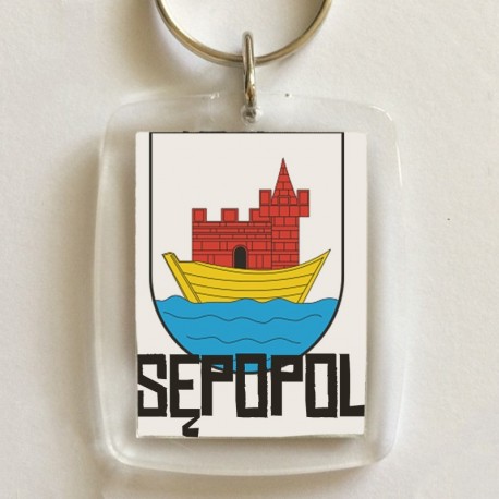 brelok herb Sępopol