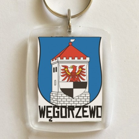 brelok herb Węgorzewo