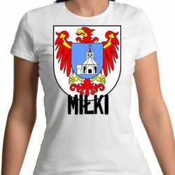 koszulka damska herb gmina Miłki