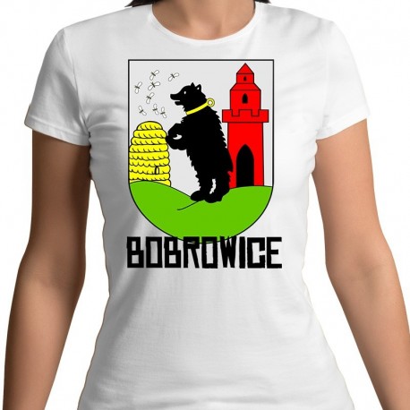 koszulka damska herb gmina Bobrowice