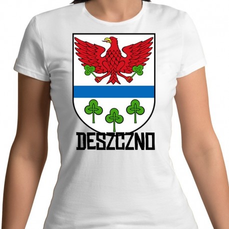 koszulka damska herb gmina Deszczno