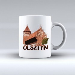 kubek Olsztyn zamek akwarela